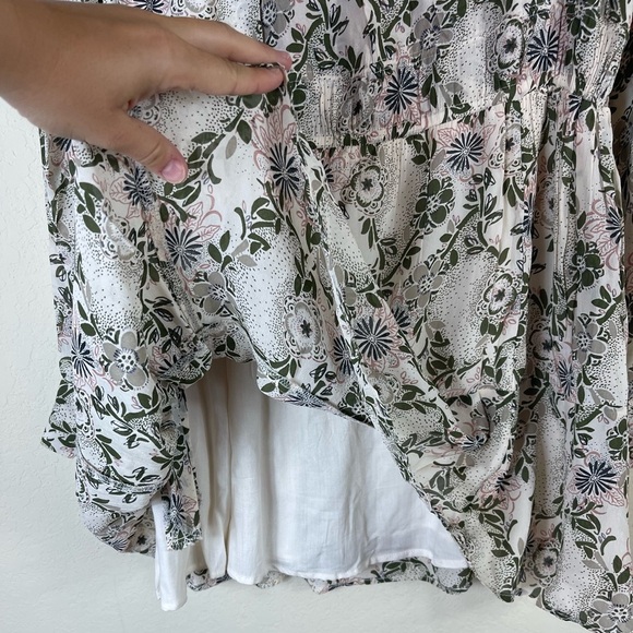 Free People Stealing Fire Mini Dress in Ivory Size Medium - Picture 4 of 7